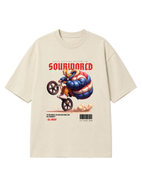 SW x All Might Wheel Ups Oversized T-Shirt