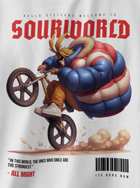 SW x All Might Wheel Ups Oversized T-Shirt