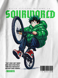 SW x Midoriya Wheel Ups Oversized T-Shirt