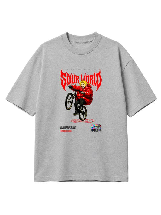 SW x Edward Elric Wheel Ups Oversized T-Shirt *Special Edition