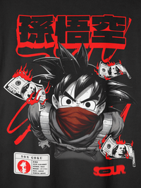 SW x Goku Money Heist Oversized T-Shirt