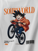 SW x Kid Goku Wheel Ups Oversized T-Shirt