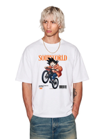 SW x Kid Goku Wheel Ups Oversized T-Shirt