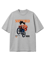 SW x Kid Goku Wheel Ups Oversized T-Shirt