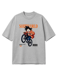 SW x Kid Goku Wheel Ups Oversized T-Shirt