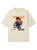 SW x Kid Goku Wheel Ups Oversized T-Shirt