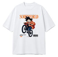 SW x Kid Goku Wheel Ups Oversized T-Shirt
