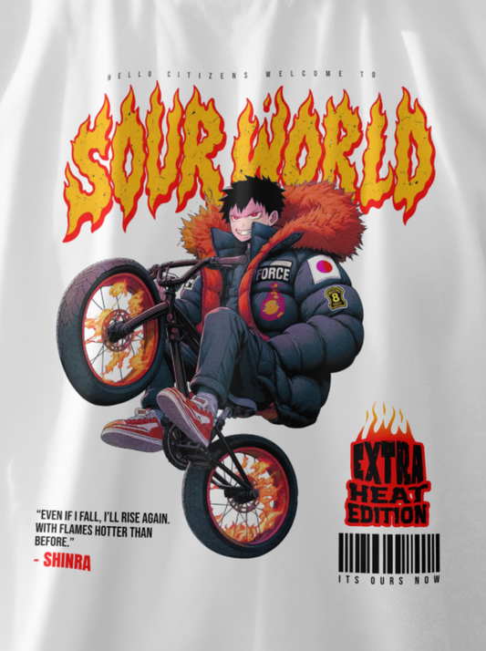 SW x Shinra Wheel Ups Oversized T-Shirt
