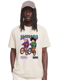 SW x Trunk & Goten Wheel Ups Oversized T-Shirt