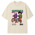 SW x Trunk & Goten Wheel Ups Oversized T-Shirt