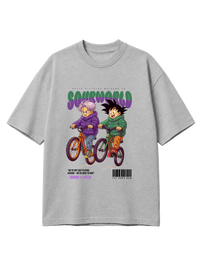 SW x Trunk & Goten Wheel Ups Oversized T-Shirt