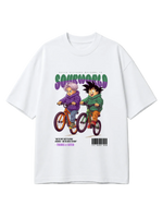 SW x Trunk & Goten Wheel Ups Oversized T-Shirt