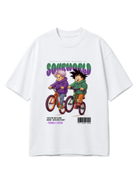SW x Trunk & Goten Wheel Ups Oversized T-Shirt